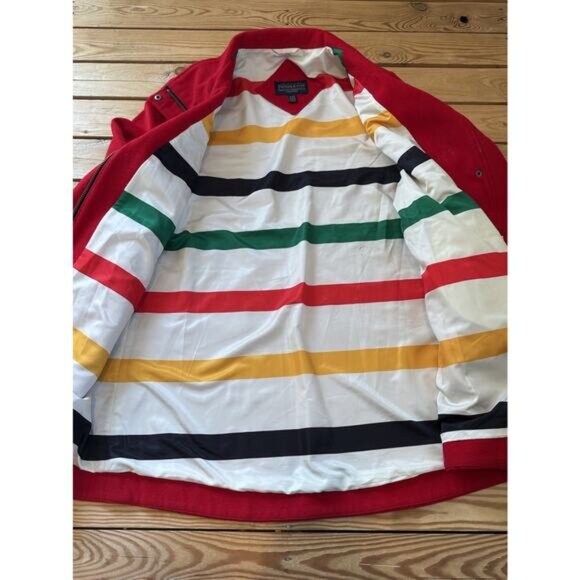 Pendleton Wool Overcoat Size XL Women’s Red - Picture 4 of 10